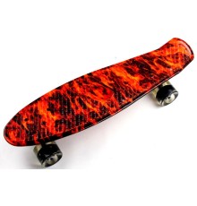 Penny Board "Fire" Светящиеся колеса