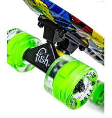 Penny Board "Fish" Joker Светящиеся колеса