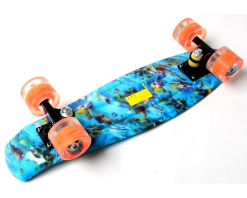 Penny Board "Nemo" Светящиеся колеса.