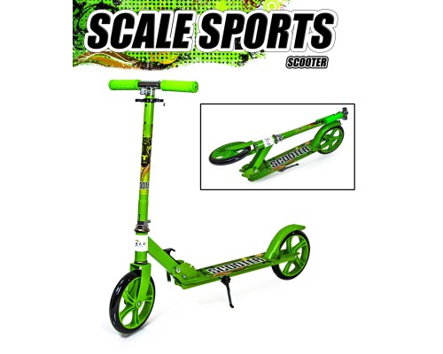 Двухколесный самокат Складной Scooter 460 Green