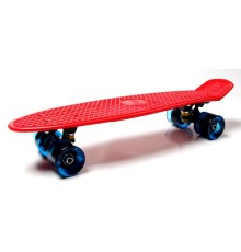 Penny Board. Red. Светящиеся колеса.