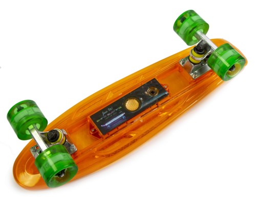 Penny "Fish Skateboard Original" Orange Музыкальная и светящаяся дека