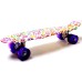 Penny Board "Violet Flowers" Светящиеся колеса