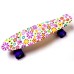 Penny Board "Violet Flowers" Светящиеся колеса