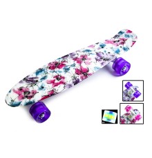 Penny Board "Flowers chamomile" Светящиеся колеса