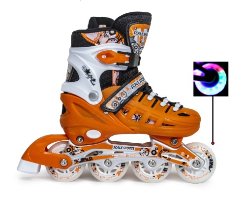 Ролики Scale Sports Orange LF 905 размер 29-33