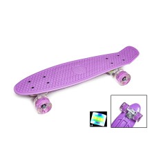 Penny Board Лиловый цвет Светящиеся колеса