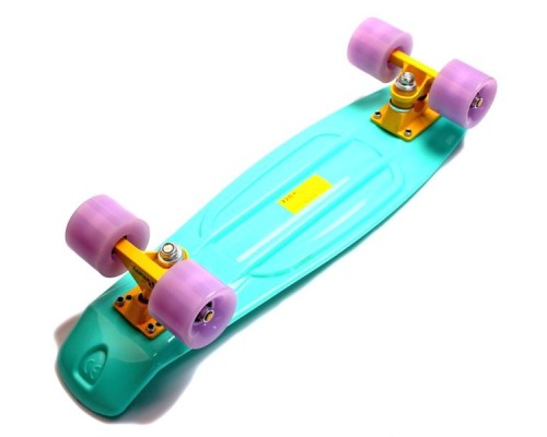 Penny Board Бирюзовый цвет Светящиеся колеса