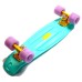 Penny Board Бирюзовый цвет Светящиеся колеса