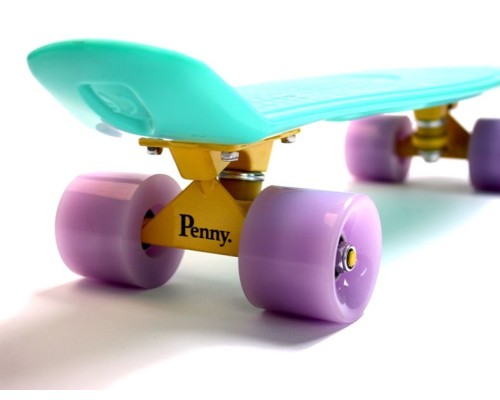 Penny Board Бирюзовый цвет Светящиеся колеса