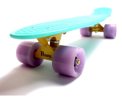 Penny Board Бирюзовый цвет Светящиеся колеса