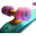 Penny Board Бирюзовый цвет Светящиеся колеса