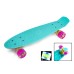 Penny Board Бирюзовый цвет Светящиеся колеса