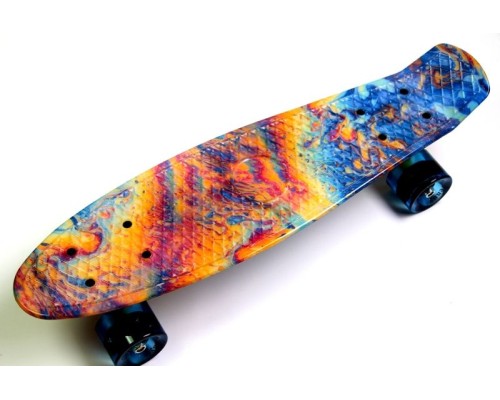 Penny Board "Acid" Светящиеся колеса