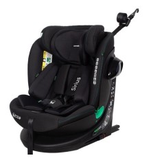 Автокрісло CARRELLO Sirius CRL-8808 Absolute Black i-Size 40-150см ISOFIX, поворот /1/