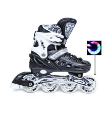 Ролики Scale Sports Black LF 905, размер 38-41