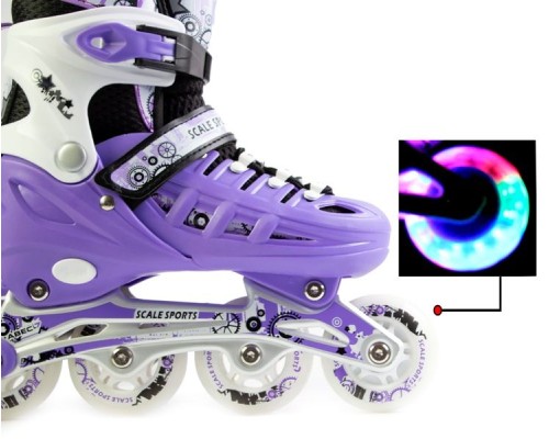 Ролики Scale Sports Violet LF 905 размер 38-41