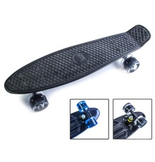 Penny Board Black Светящиеся колеса