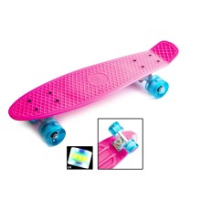 Penny Board Pink Светящиеся колеса