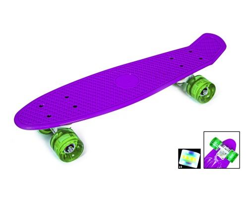 Penny Board Violet Светящиеся колеса