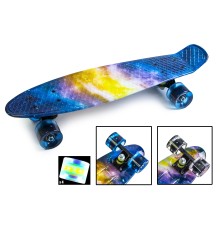 Penny Board "Universe" Светящиеся колеса.