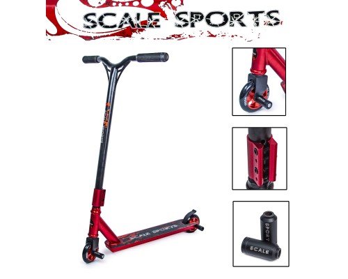 Трюковый самокат Scale Sports STORM красный