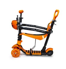 Самокат 5in1 "Божья коровка" Orange с бортиком