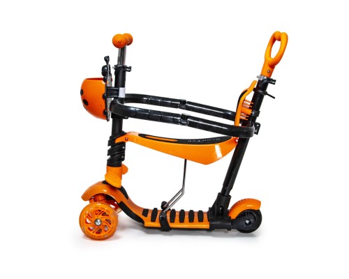 Самокат 5in1 "Божья коровка" Orange с бортиком