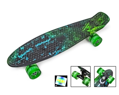 Penny Board "H20" Светящиеся колеса