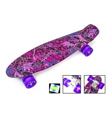 Penny Board "Розовый Лес" Светящиеся колеса