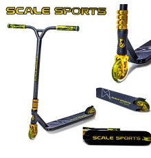 Трюковый самокат Scale Sports Adrenaline 110mm Золотой