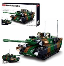 Конструктор SLUBAN M38-B0839 "Model Bricks": Основний бойовий танк Леопард 2А5, 766 дет.