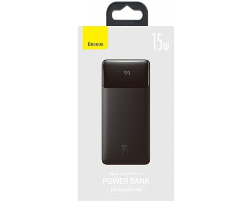 Універсальна Мобільна Батарея Baseus PPDML-I Bipow 15W 10000 mAh (Чорний, 01)