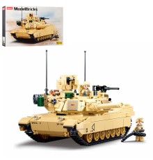 Конструктор SLUBAN M38-B0892 "Model Bricks": Танк, 781 дет.