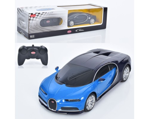 Машина 76100 Bugatti, радіокер., 2,4G, 1:24, аморт., 2 кольори, бат., кор., 38-10-12 см.