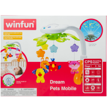 Карусель 0845-NL WinFun  на ліжечко, підвіски плюш , проектор, муз., світло, бат., кор.