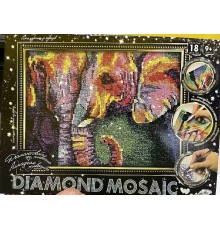 Креативна творчість "Діамантовий живопис DIAMOND MOSAIC" А4 с.2 №5 слони