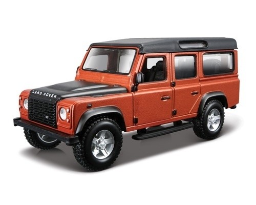 Автомодель - LAND ROVER DEFENDER 110 (асорті білий, помаранчевий металік 1:32)