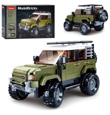 Конструктор SLUBAN M38-B1015 "Model Bricks": Танк SUV зелений, 317 дет.