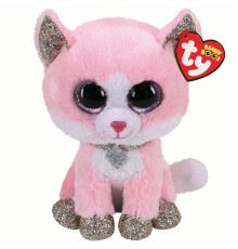 Дитяча іграшка м’яконабивна TY Beanie Boo's 36366 Рожеве кошеня "FIONA" 15см, 36366