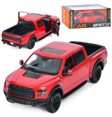 Джип AP-1947  АвтоСвіт, 1:27,2017 Ford F150 Raptor,мет.,відч. двері,гум. колеса,кор.,24,5-10,5-11см.