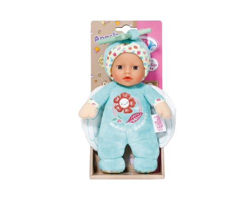 Лялька BABY BORN серії "For babies" – БЛАКИТНЕ ЯНГОЛЯТКО (18 cm)