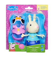 Ігровий набір PEPPA FIGURINES серії "Модна пригода" - ОДЯГНИ РЕБЕККУ