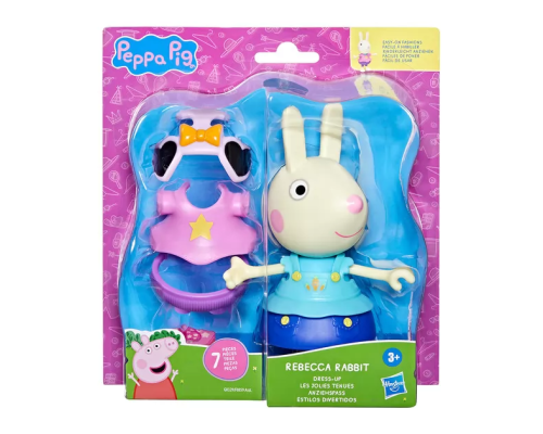 Ігровий набір PEPPA FIGURINES серії "Модна пригода" - ОДЯГНИ РЕБЕККУ