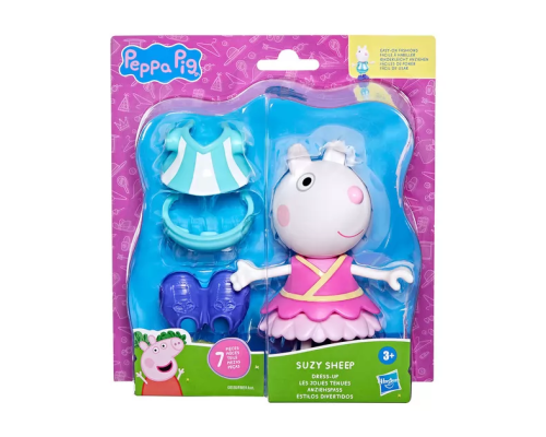 Ігровий набір PEPPA FIGURINES серії "Модна пригода" - ОДЯГНИ СЮЗІ