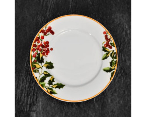 Тарілка 10.5" (25.8см) 4шт/уп "Christmas winterberries", HEN21141