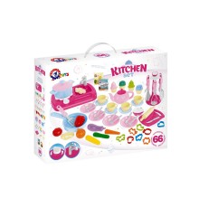 Кухня з набором посуду 7280 (4) "Technok Toys", 66 предметів