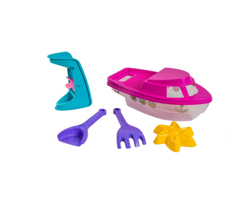 Набір для піску "Кораблик" 6 ел. з млинком