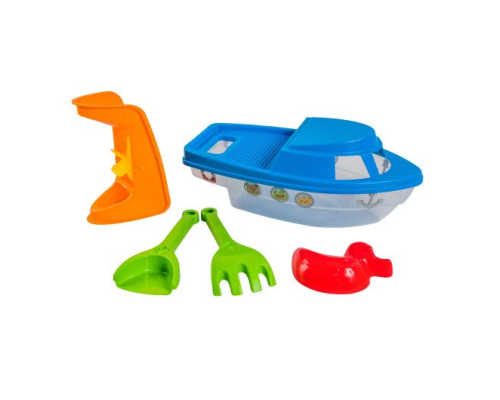 Набір для піску "Кораблик" 6 ел. з млинком