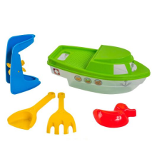 Набір для піску "Кораблик" 6 ел. з млинком
